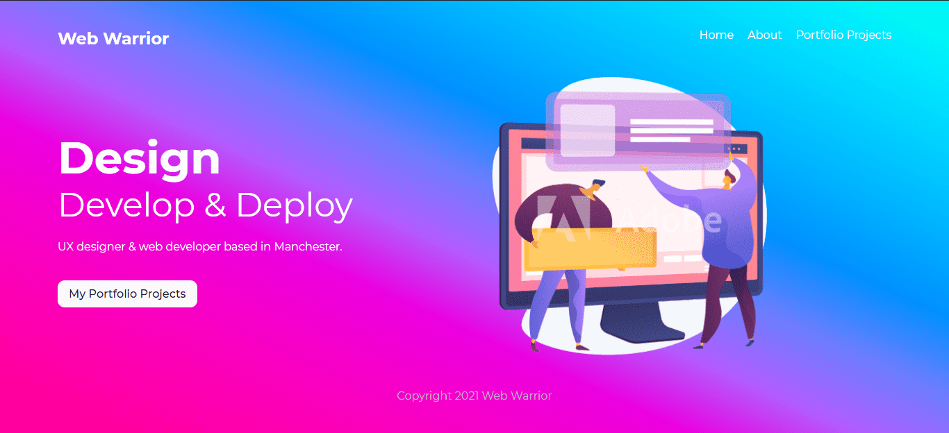 Web-Warrior-Gatsby-Protofolio